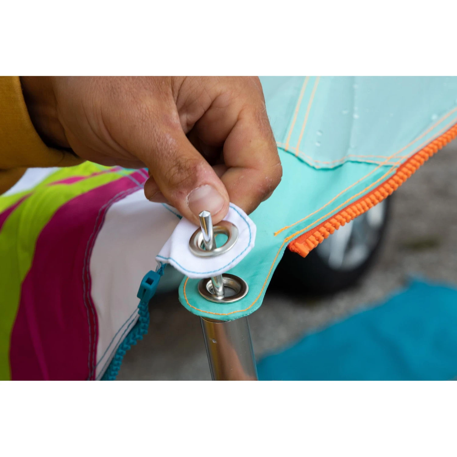 BENT Zip-Canvas Caribbean - Sonnensegel 6 BENT Zip-Canvas Caribbean - Sonnensegel – Bild 6