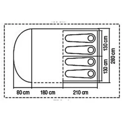Coleman Oak Canyon 4 Personen - Familienzelt -Exped Verkäufe coleman oak canyon 4 personen familienzelt rl 169955 2