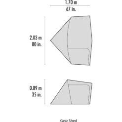 MSR Gear Shed V2 - Vorzelt -Exped Verkäufe msr gear shed v2 vorzelt cd 10334 4