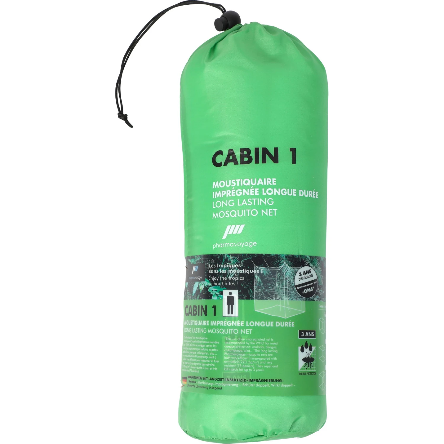 Pharmavoyage Moskitonetz Cabin 1 - Imprägnierter Mückenschutz 2 Pharmavoyage Moskitonetz Cabin 1 - Imprägnierter Mückenschutz – Bild 2