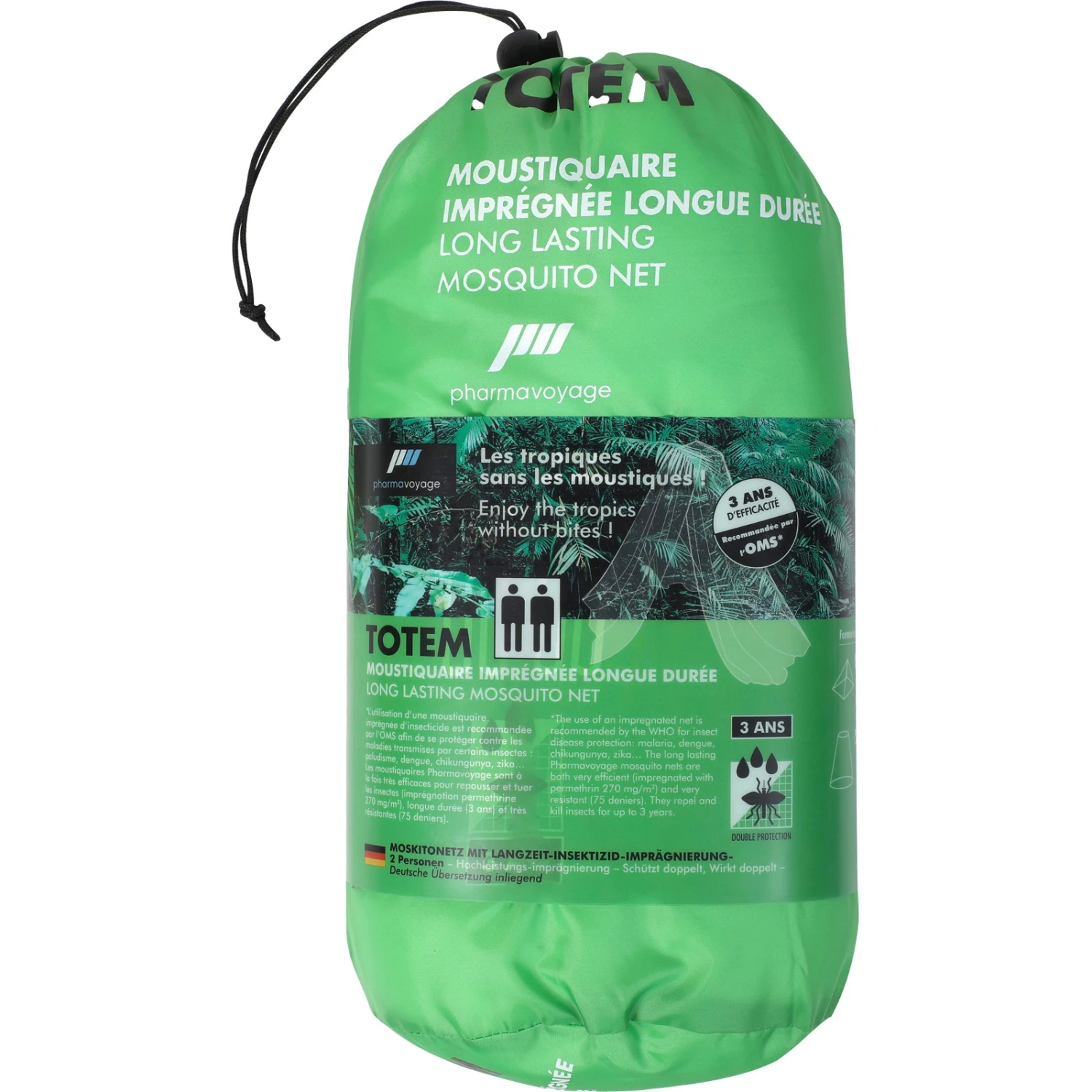 Pharmavoyage Moskitonetz Totem - Imprägnierter Mückenschutz 2 Pharmavoyage Moskitonetz Totem - Imprägnierter Mückenschutz – Bild 2