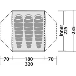 Robens Lodge 3 - Drei-Personen-Kuppelzelt -Exped Verkäufe robens lodge 3 drei personen kuppelzelt green rl 152008 3