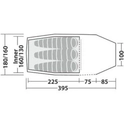 Robens Voyager 3EX - Drei-Personen-Tunnelzelt -Exped Verkäufe robens voyager 3ex drei personen tunnelzelt green rl 152011 2
