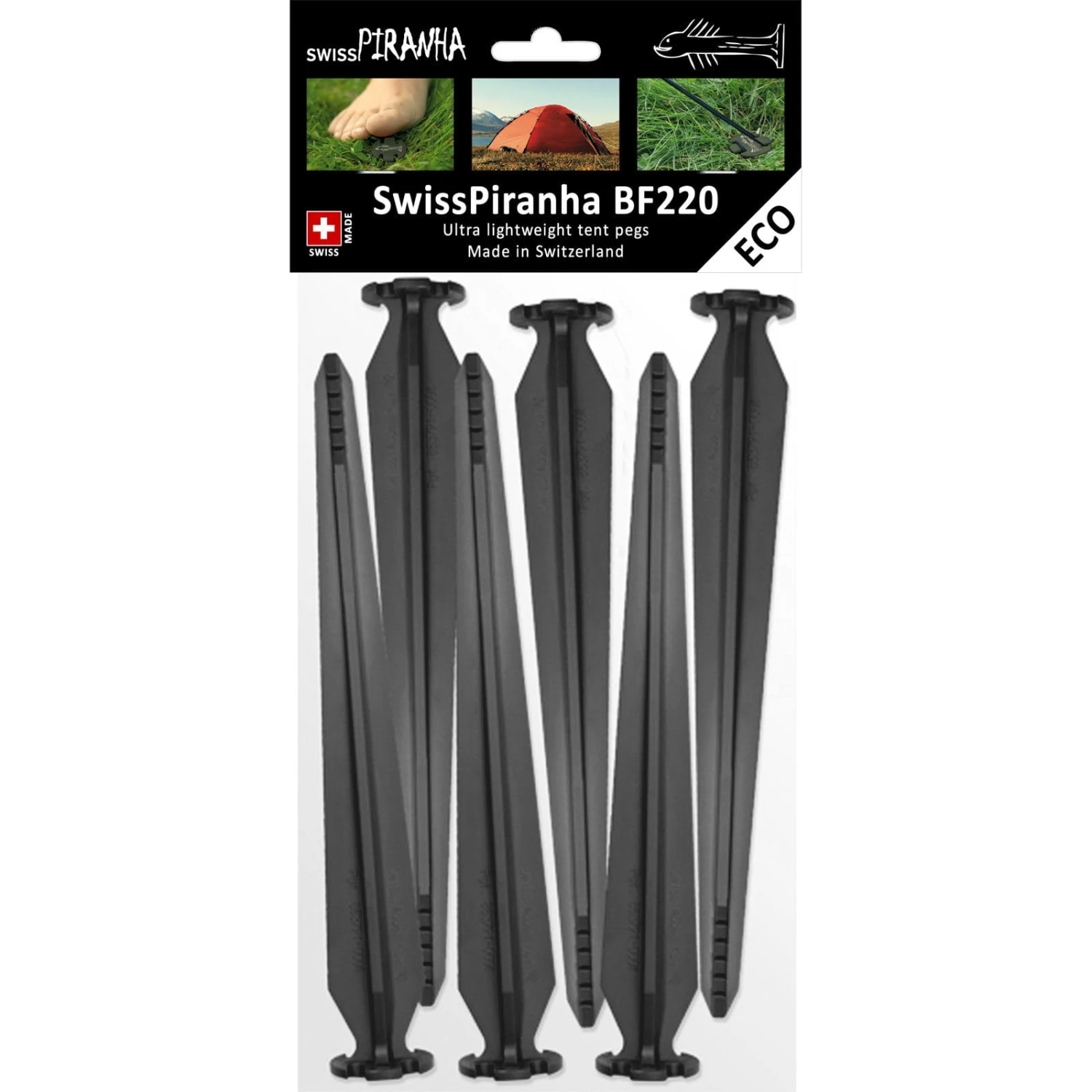 SwissPiranha BF220 - Zeltheringe 2 SwissPiranha BF220 - Zeltheringe – Bild 2