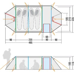 Tatonka Alaska 4 PU - Familien-Zelt -Exped Verkäufe tatonka alaska 4 pu familien zelt tat 2459 208 12