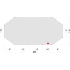 Tatonka Floor Sheet PE Alaska 4 - Zeltunterlage