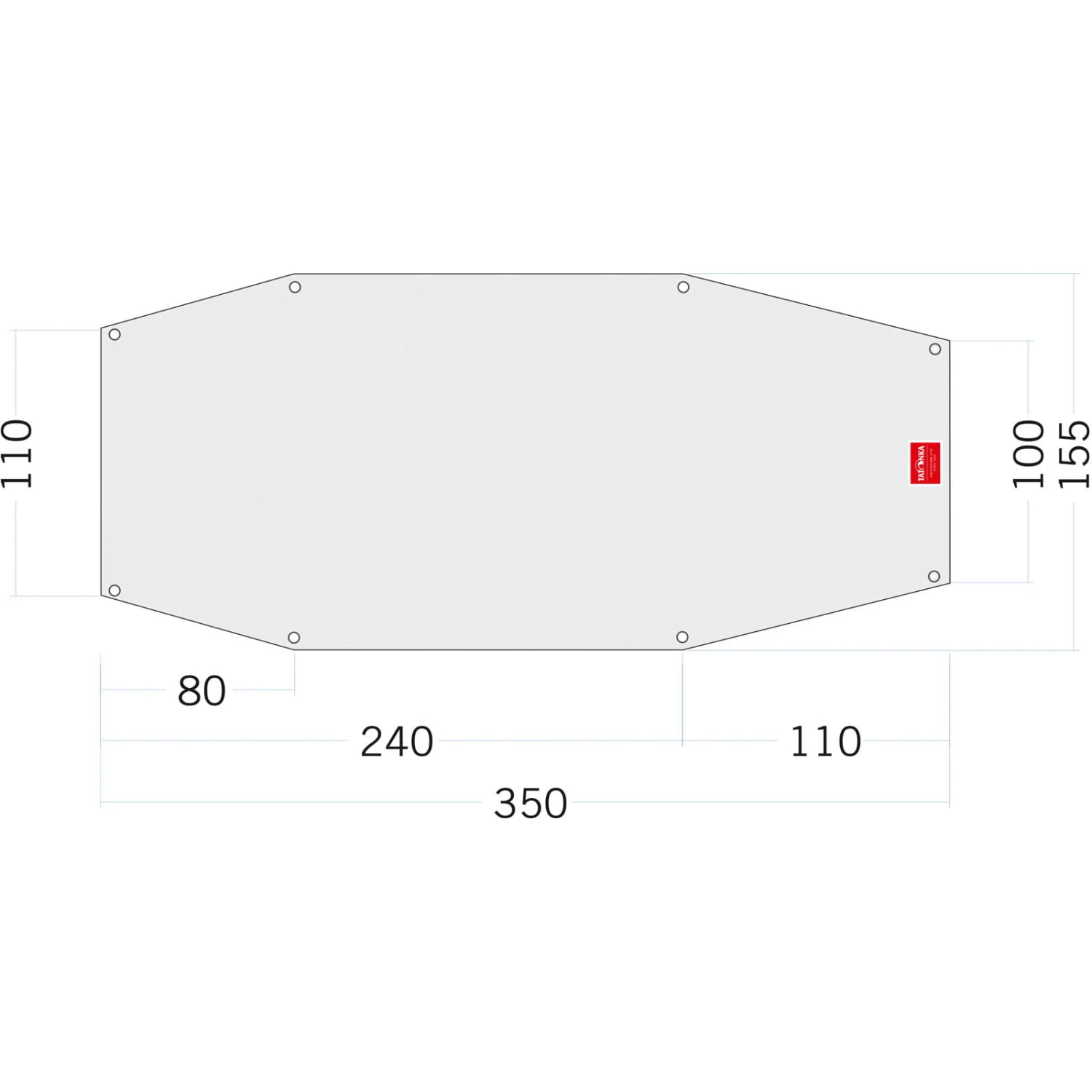 Tatonka Floor Sheet PE Arctis 2 - Zeltunterlage 1 Tatonka Floor Sheet PE Arctis 2 - Zeltunterlage