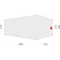 Tatonka Floor Sheet PE Narvik 3 - Zeltunterlage