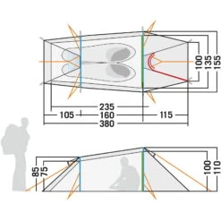 Tatonka Gargia 2 - Zwei-Personen-Zelt -Exped Verkäufe tatonka gargia 2 zwei personen zelt stone grey olive tat 2602 332 2