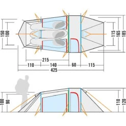 Tatonka Grönland 3 Vent - Tunnelzelt -Exped Verkäufe tatonka groenland 3 vent tunnelzelt 2428 208 7