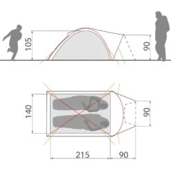 VAUDE Campo Compact XT 2P - Zwei-Personen-Zelt -Exped Verkäufe vaude campo compact xt 2p zwei personen zelt vau 14221 1700 6