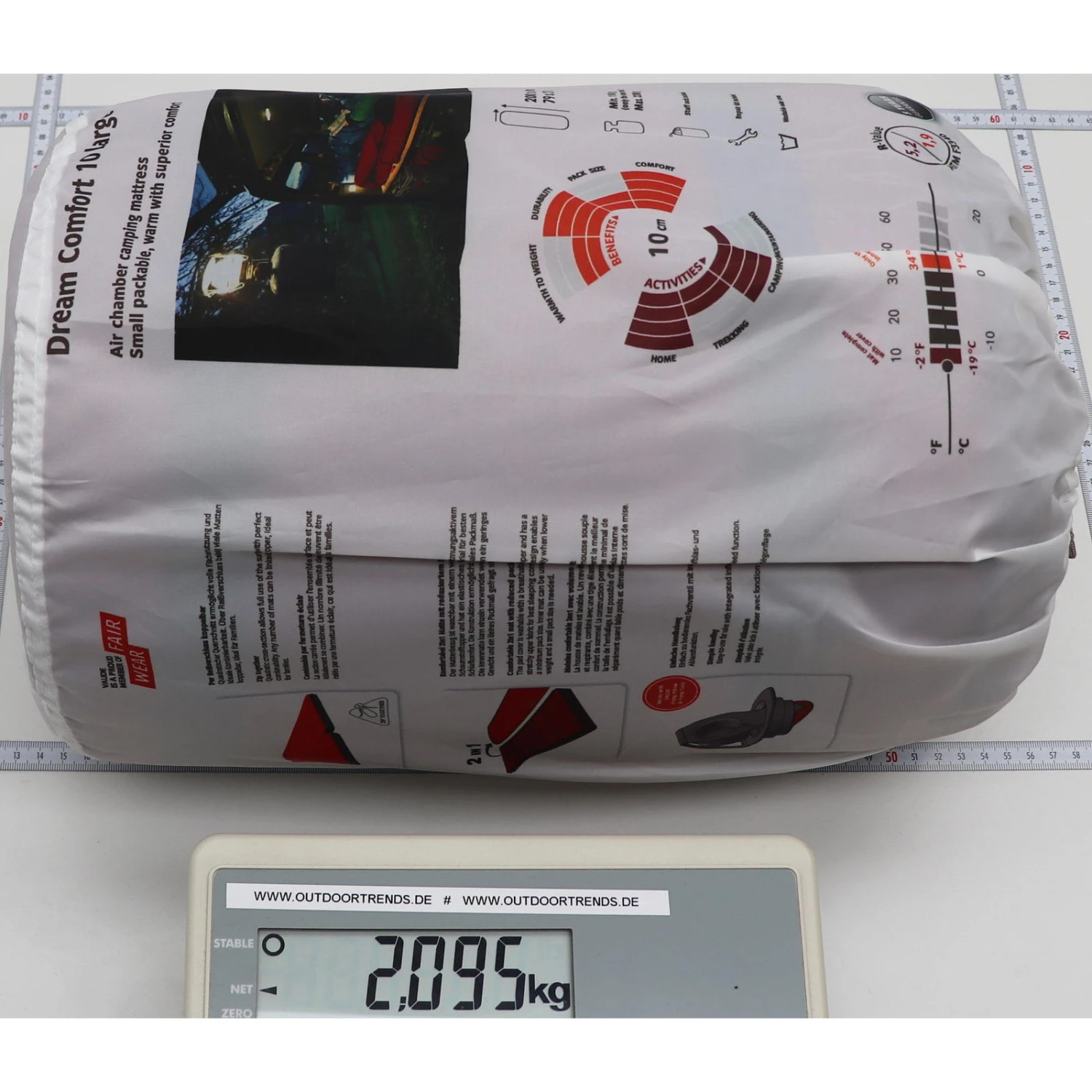 VAUDE Dream Comfort 10 - Isolierte Luftmatratze 5 VAUDE Dream Comfort 10 - Isolierte Luftmatratze – Bild 5