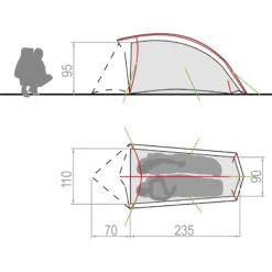 VAUDE Hogan SUL 1-2P - 3-Seasons Zelt -Exped Verkäufe vaude hogan sul 1 2p 3 seasons zelt vau 12483 1820 2