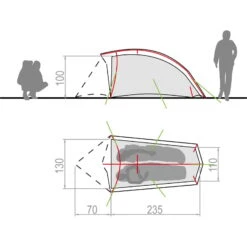 VAUDE Hogan SUL 2P - 3-Seasons Zelt -Exped Verkäufe vaude hogan sul 2p 3 seasons zelt vau 12481 1820 2