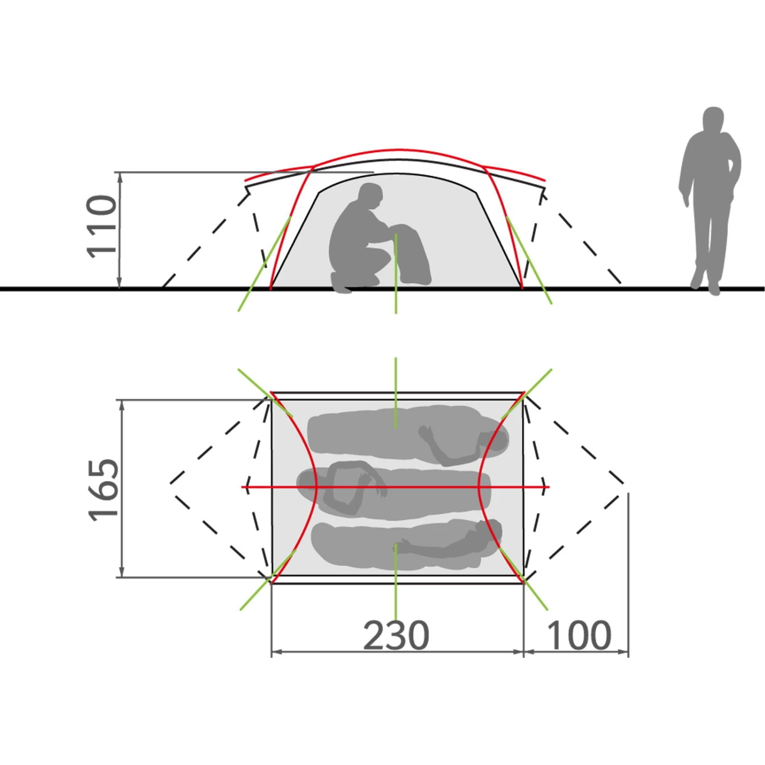 VAUDE Mark L 3P - 3-Saison-Zelt 6 VAUDE Mark L 3P - 3-Saison-Zelt – Bild 6