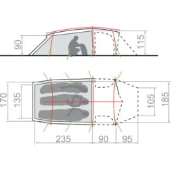 VAUDE Mark XT 3P - Expeditionszelt 5 VAUDE Mark XT 3P - Expeditionszelt -Exped Verkäufe vaude mark xt 3p expeditionszelt green vau 14218 4000 2