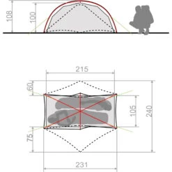 VAUDE Space Seamless 1-2P - Zelt -Exped Verkäufe vaude space seamless 1 2p zelt cress green vau 14423 1820 4