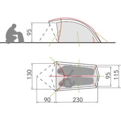 VAUDE Taurus 2P - Zwei-Personen-Zelt 7 VAUDE Taurus 2P - Zwei-Personen-Zelt -Exped Verkäufe vaude taurus 2p zwei personen zelt 11498 4590 7