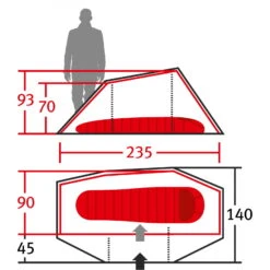 Wechsel Aurora 1 - Travel Line -Exped Verkäufe wechsel tents aurora 1 travel line oak wec 231065 11