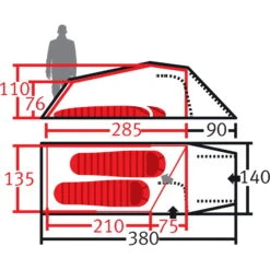 Wechsel Outpost 2 - Travel Line -Exped Verkäufe wechsel tents outpost 2 travel line oak wec 231069 2