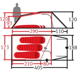 Wechsel Outpost 3 - Travel Line -Exped Verkäufe wechsel tents outpost 3 travel line oak wec 231070 2